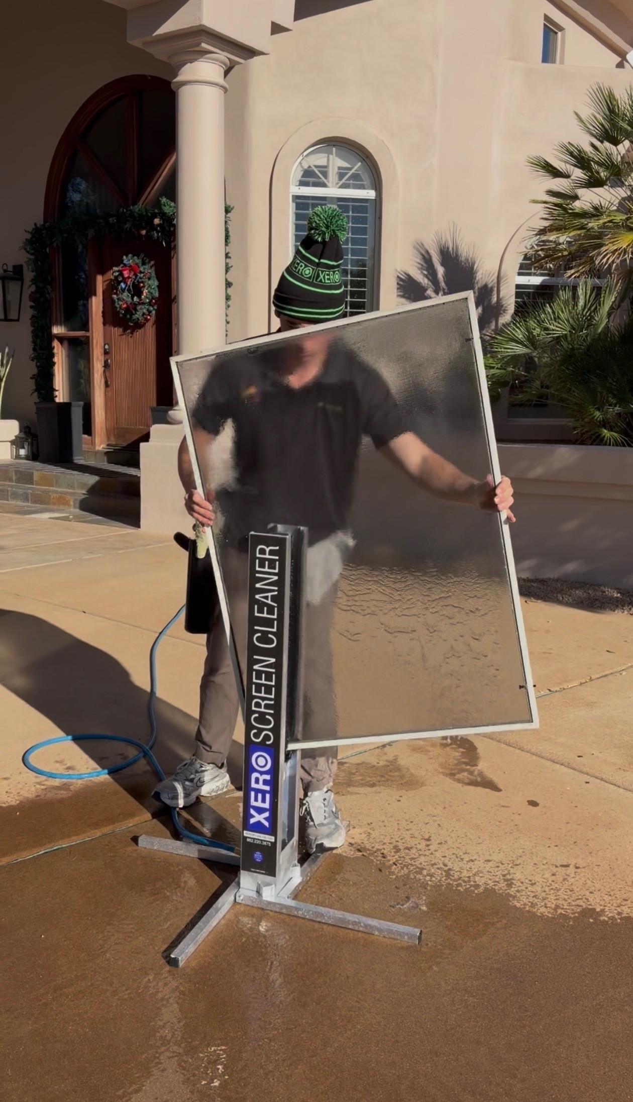 Deep screen cleaning with XERO equipment